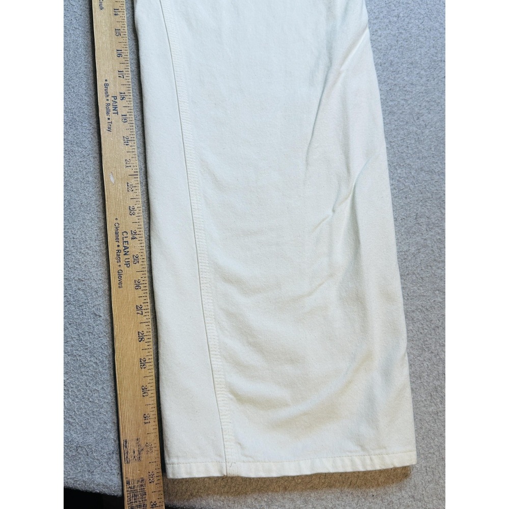 Carhartt Pants Mens 36x36 (35x33) White B148 Dungaree Fit Carpenter Utility - Picture 3 of 14